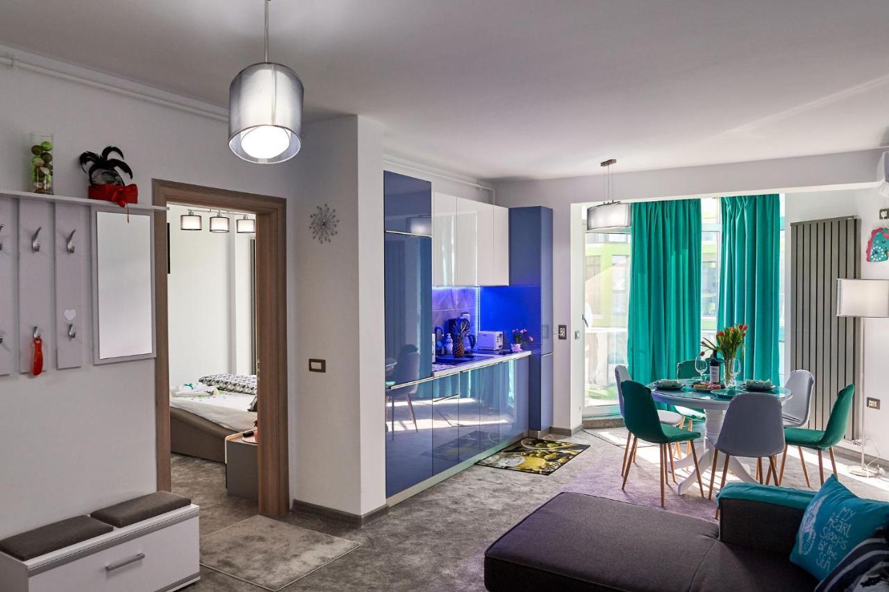 Sonnenstrand Apartment - Spa N Pool Beach Resort Mamaia Kültér fotó