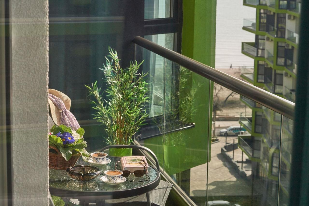 Sonnenstrand Apartment - Spa N Pool Beach Resort Mamaia Kültér fotó