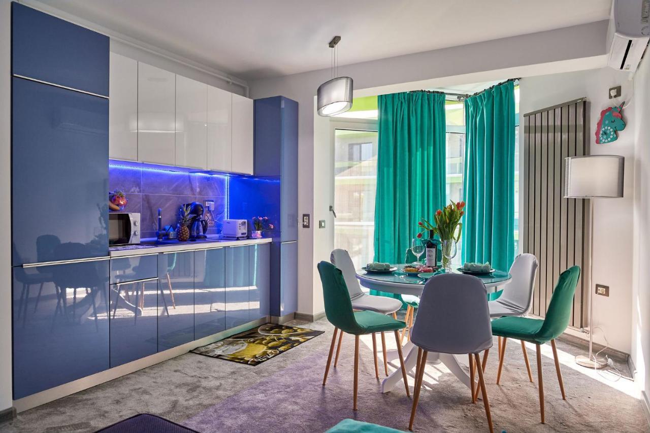 Sonnenstrand Apartment - Spa N Pool Beach Resort Mamaia Kültér fotó